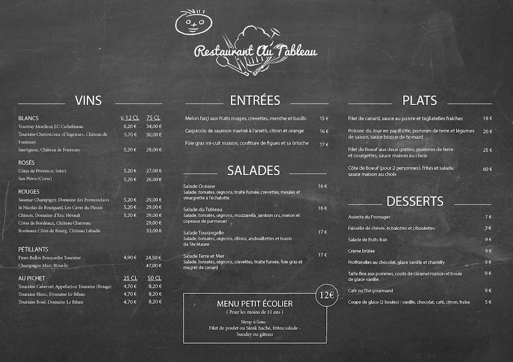 Au Tableau - Menu Image 1